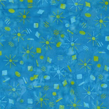 Garden Gate - Sparkles Teal Surf Batik