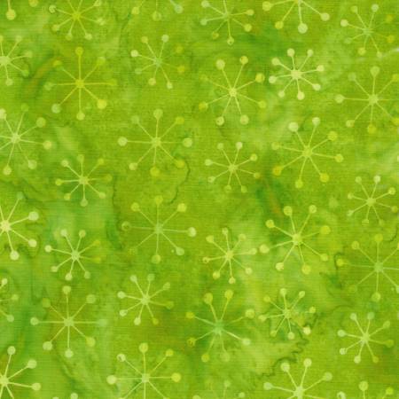 Garden Gate - Sundial Green Lemongrass Batik