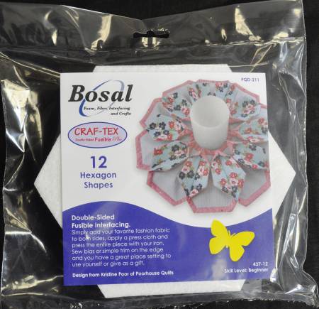 Bosal Hexagon Shapes - 12 pcs (pkg)
