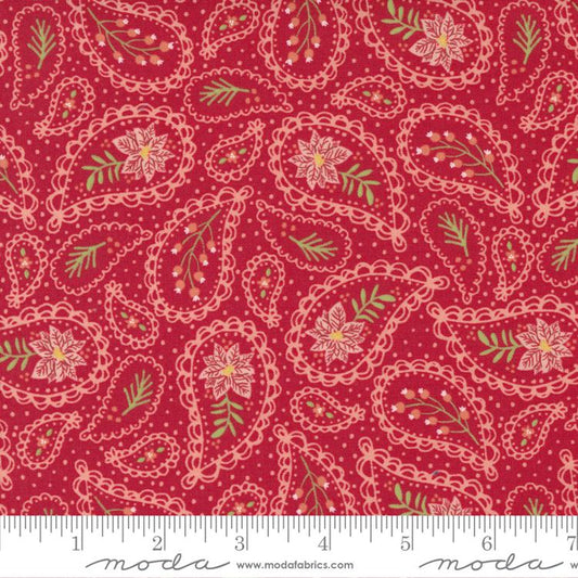 Joyful Joyful Poinsettia Red 20804 22 Moda #1