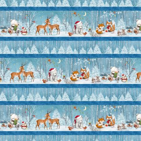 Woodlands Gifts - Multi Repeating Stripe