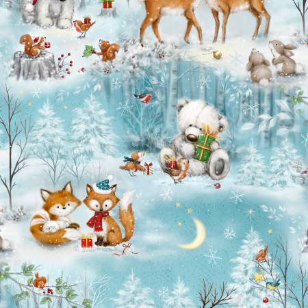 Woodland Gifts - Multi Scenic All Over