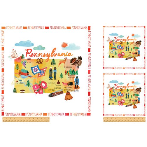 PA State Panel Map (Cotton)