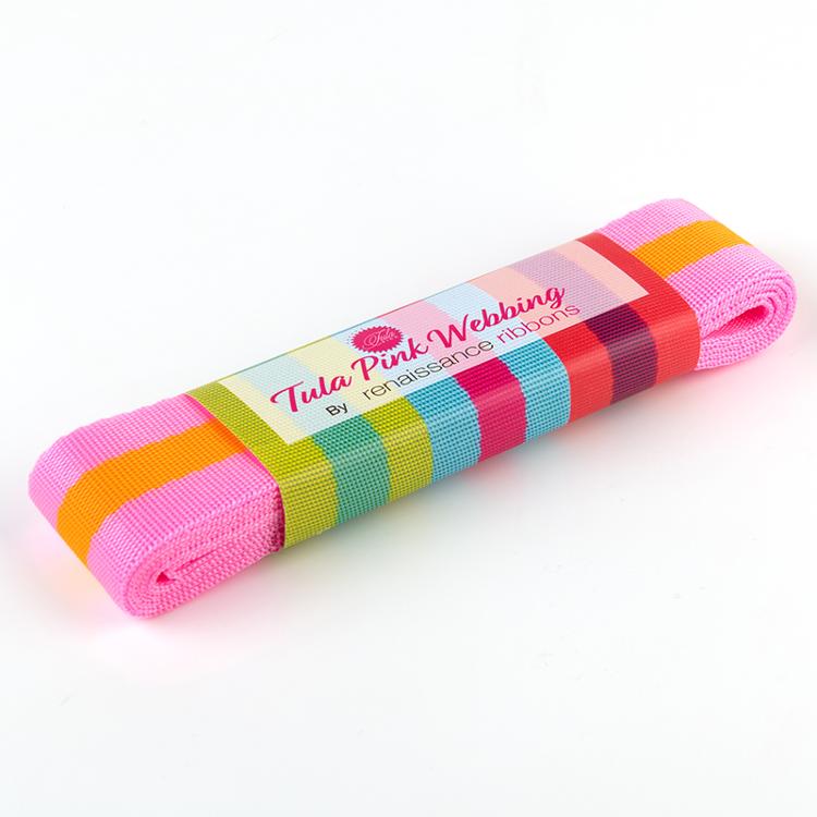 Tula Pink Web 1.5x2yd  - Pink/Orange