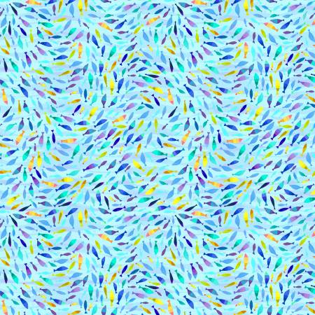 Sky School of Fish Digitally Printed