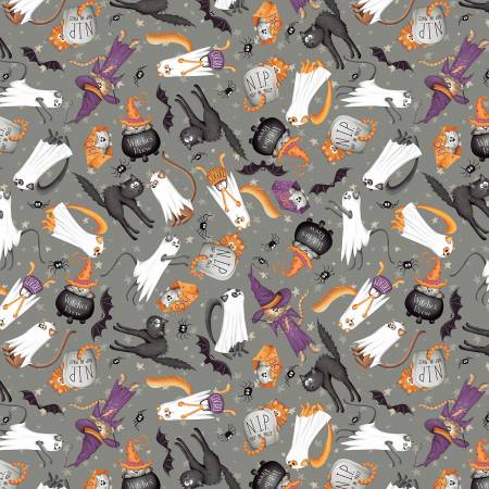 Scaredy Cats - Grey Trick or Treat