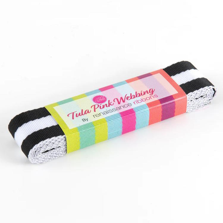 Tula Pink Web 1.5x2yd  - Blck/Wht