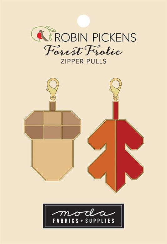 Acorn Zipper Pulls 2ct RP101 Moda #1