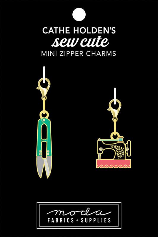 Mini Snip Sew Zipper Pull 2ct CH119