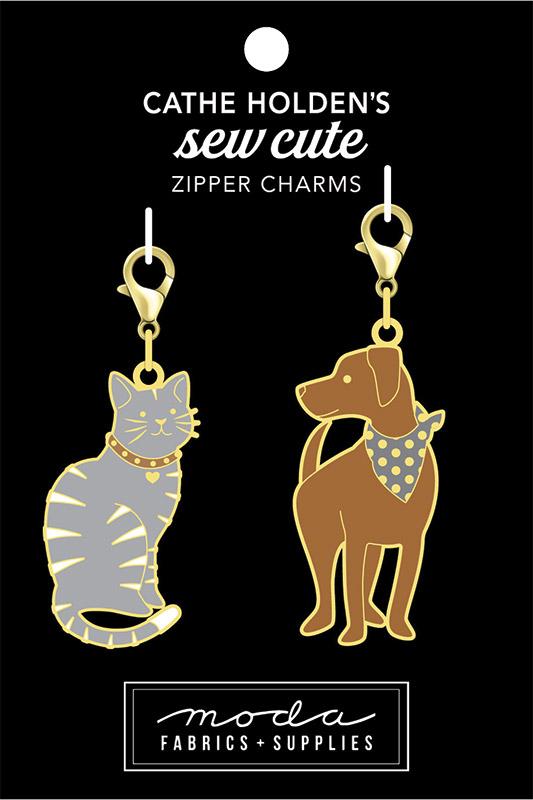Dog Cat Zipper Pulls 2ct