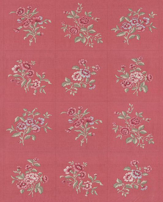 Antoinette - Panel Faded Red 13958 15