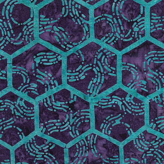 Chromatic - 612303470 / Hexies-Purple (Fabric #9)