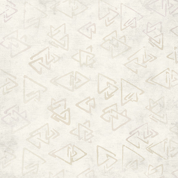 Chromatic - 612305001 / Triangles-Neutral Snow (Fabric #11)
