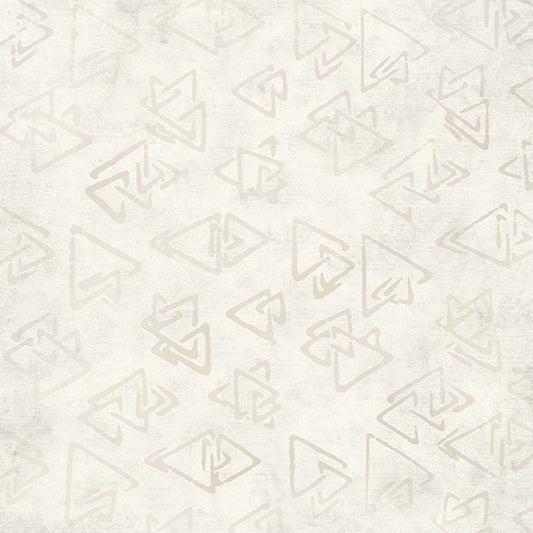 Chromatic - 612305001 / Triangles-Neutral Snow (Fabric #11)