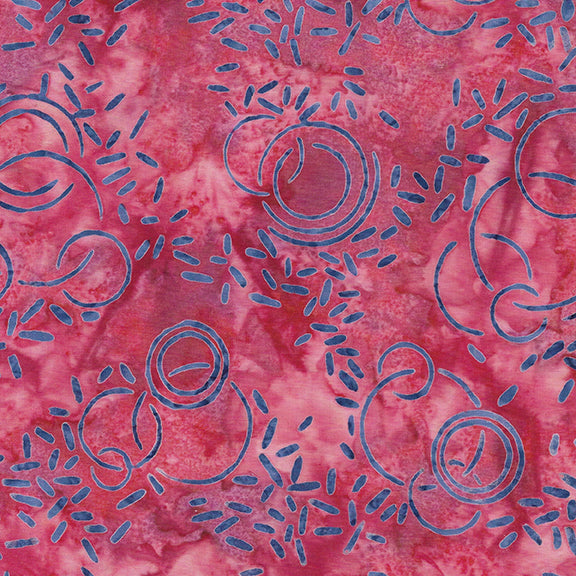 Bubbles Curves and Corners - Bubbles and Jimmies-Pink Geranium