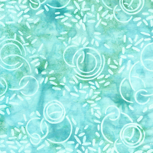 Bubbles Curves and Corners - Bubbles and Jimmies-Teal Sea Glass