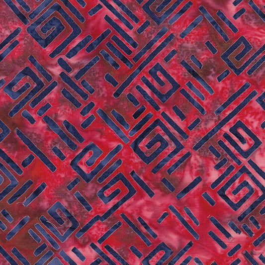 Bubbles Curves and Corners - Spirangles-Red Redwood