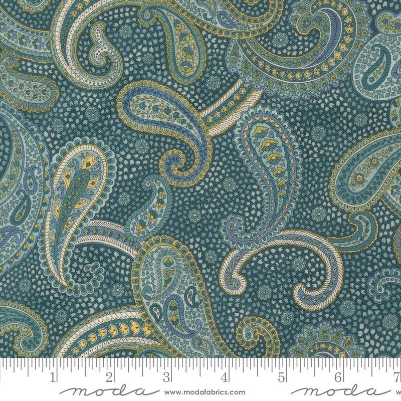 Chelsea Garden - Peacock (Bohemian Flare Paisley)
