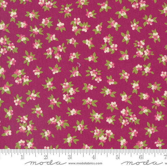 Chelsea Garden -Mulberry (Tea Rose Ditsy Small Floral)