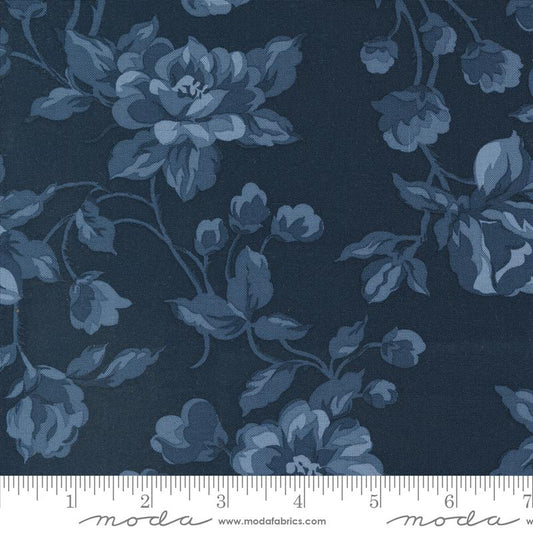 Shoreline - Navy Cottage Large Floral