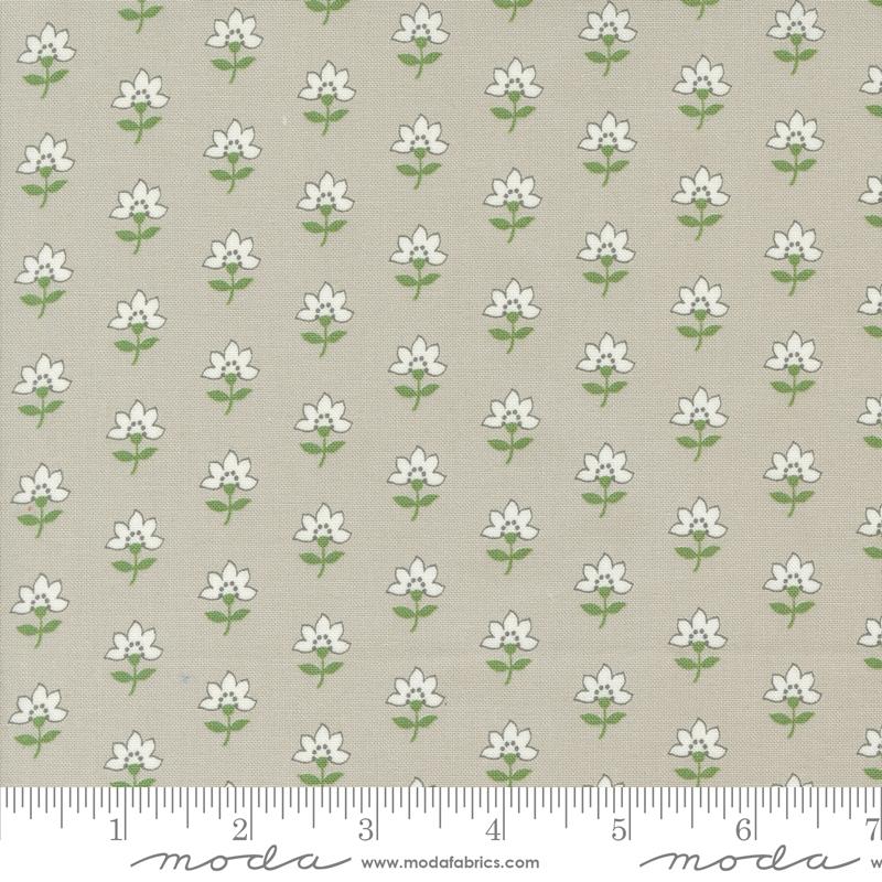 Shoreline - Grey Coastal Florals