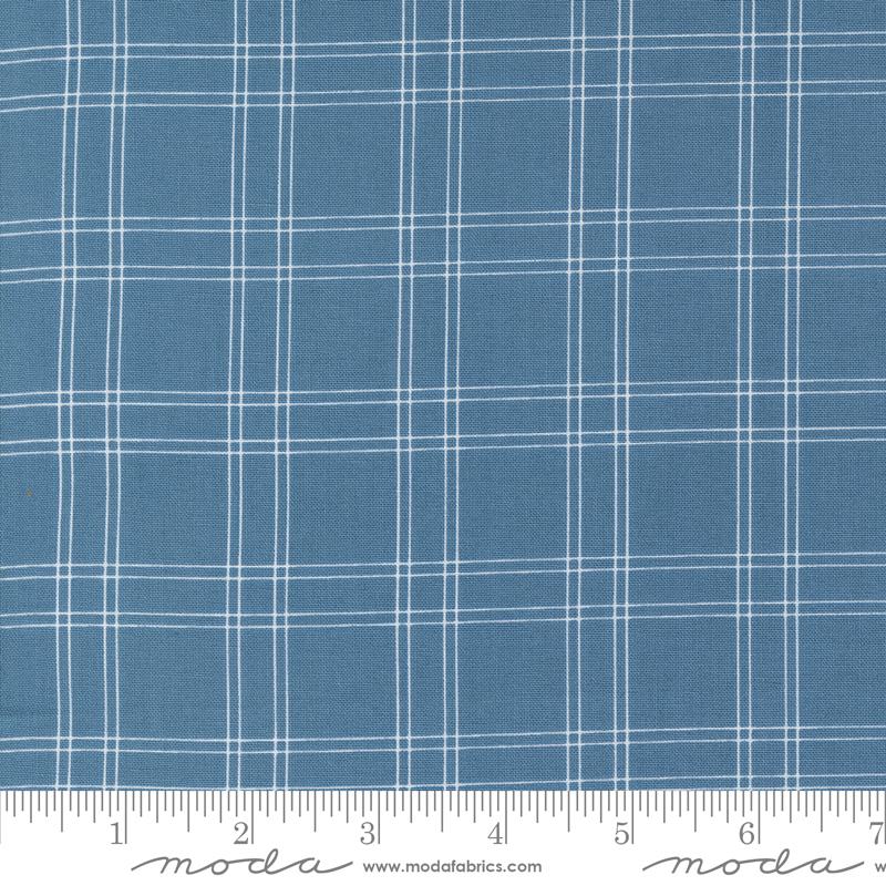 Shoreline - Medium Blue Plaid Checks and Plaid