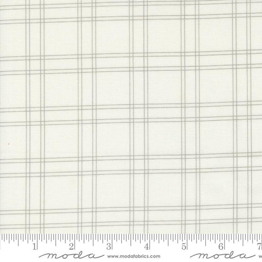 Shoreline - Cream Grey Plaid Checks and Plaids