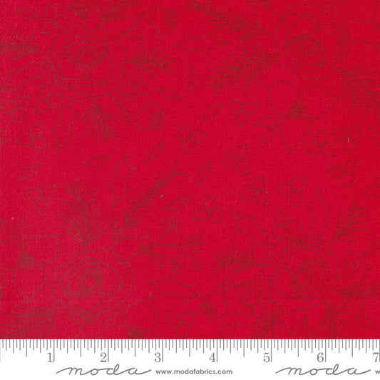 Starberry - Winter Sketch Florals Red