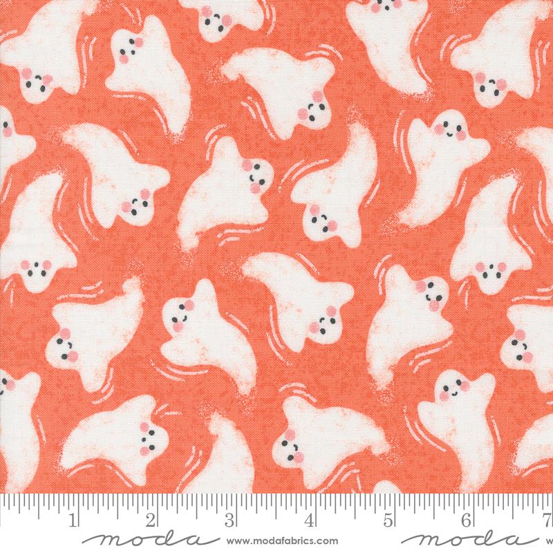 Hey Boo - Friendly Ghost Halloween Ghost (Soft Pumpkin)