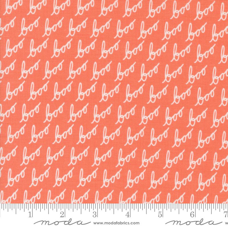 Hey Boo - Boo Text and Words (Soft Pumpkin)