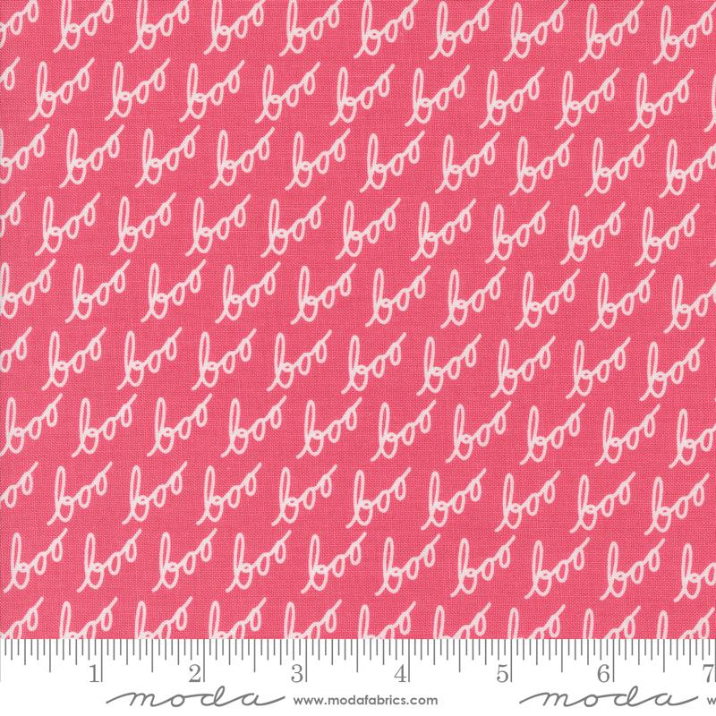 Hey Boo - Boo Text and Words (Love Potion Pink)