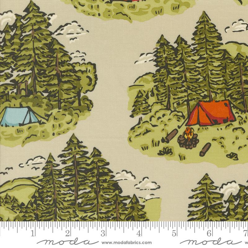 The Great Outdoors - Sand (Vintage Camping Landscape)