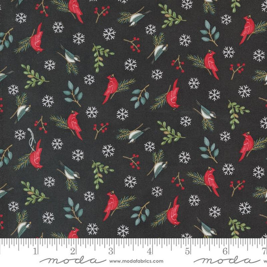 Woodland Winter Charcoal Black 56096 17 Moda #1