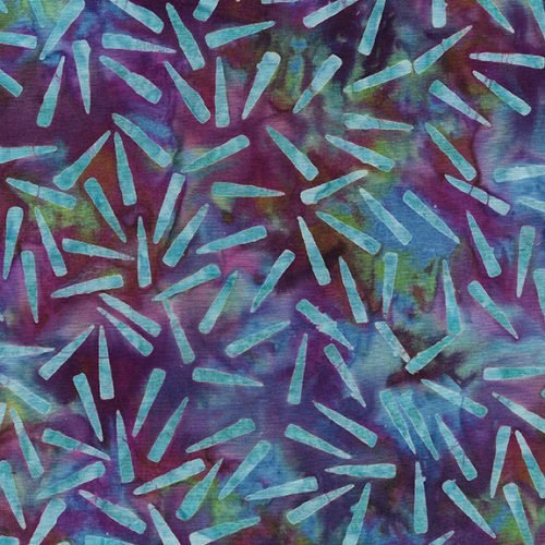 Squiggles, Dots & Lines - Points-Multi Red Blue Dusty