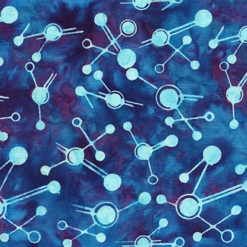 Squiggles, Dots & Pins and Needles-Multi Blue Purple
