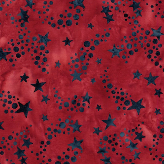Freedom Rings - Shooting Stars Red Crimson