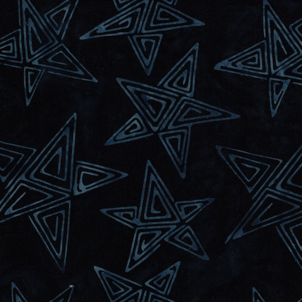 Freedom Rings - Spirals in Stars Blue Midnight Blue