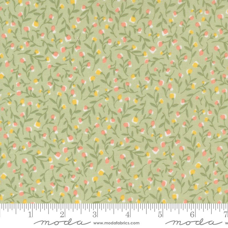 Flower Girl - Meadow Small Floral (Celery)
