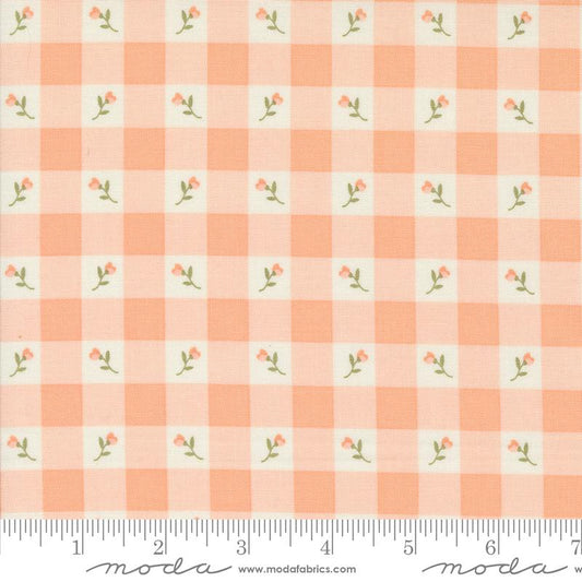 Flower Girl - Picnic Checks and Plaids Flower (Peach)