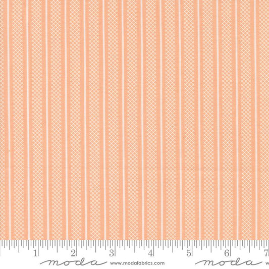 Flower Girl - Hatched Stripes (Peachy)