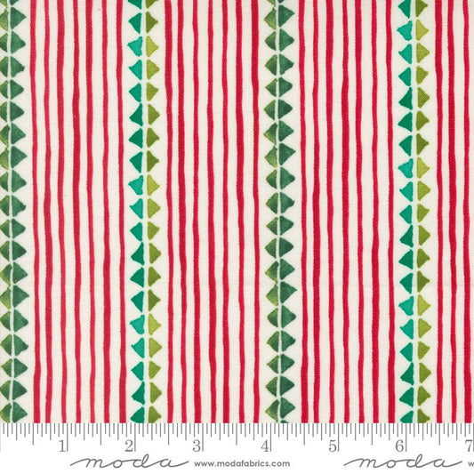 Winterly - Christmas Ribbon Stripes Cream