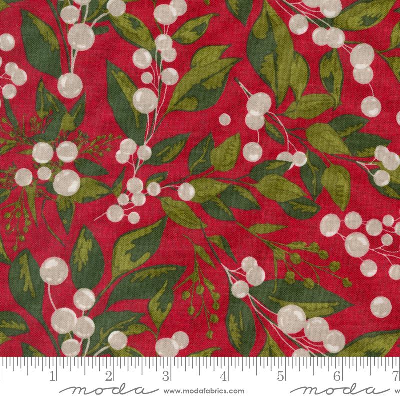 Pine Valley - Greensleeves Floral Berry Berry