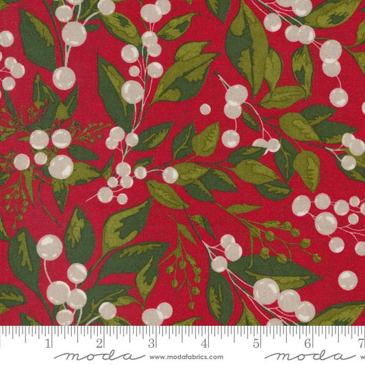 Pine Valley - Greensleeves Floral Berry Berry