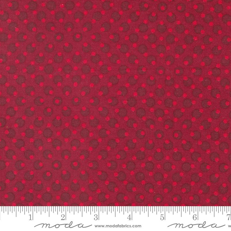 Pine Valley - Church Bells Dots Geometric Berry