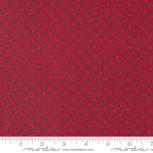 Pine Valley - Church Bells Dots Geometric Berry
