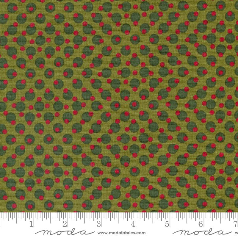 Pine Valley - Church Bells Dots Geometric Mistletoe