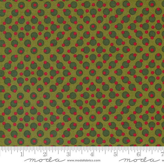 Pine Valley - Church Bells Dots Geometric Mistletoe