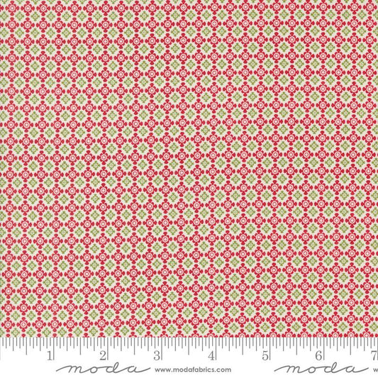 On Dasher Reindeer Candy Red 55662 12 Moda #1