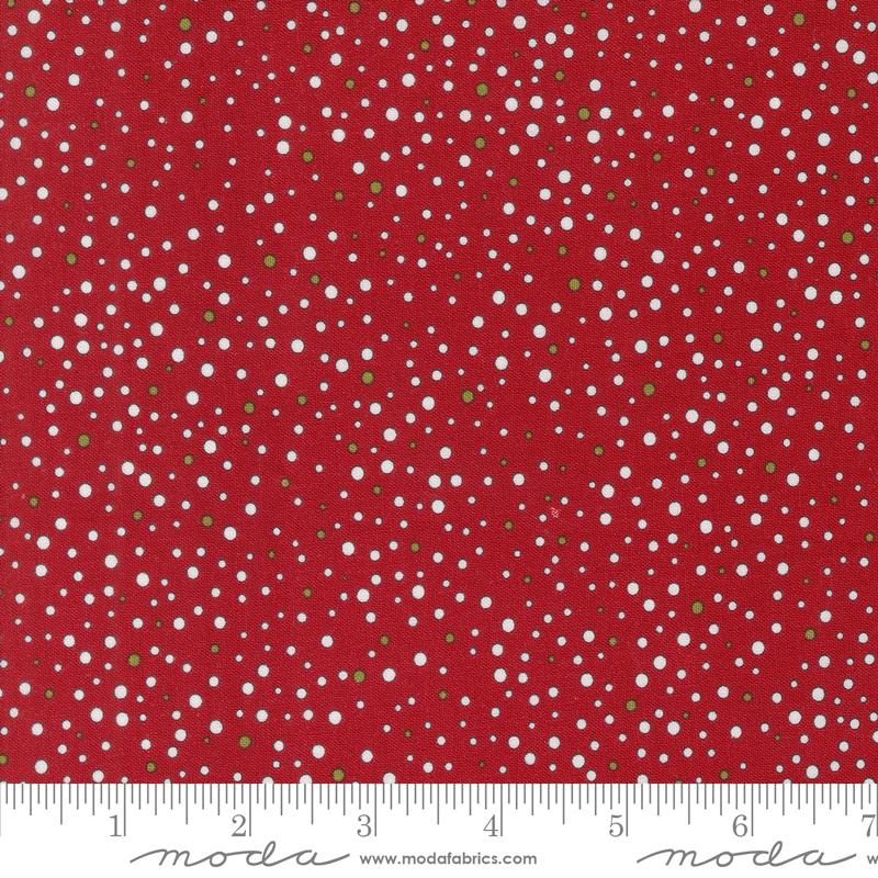 On Dasher Snowballs Red 55665 12 Moda #1