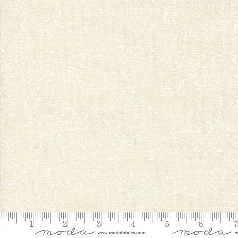 Woodland Wonder Cloud White 48395 31 Moda #1